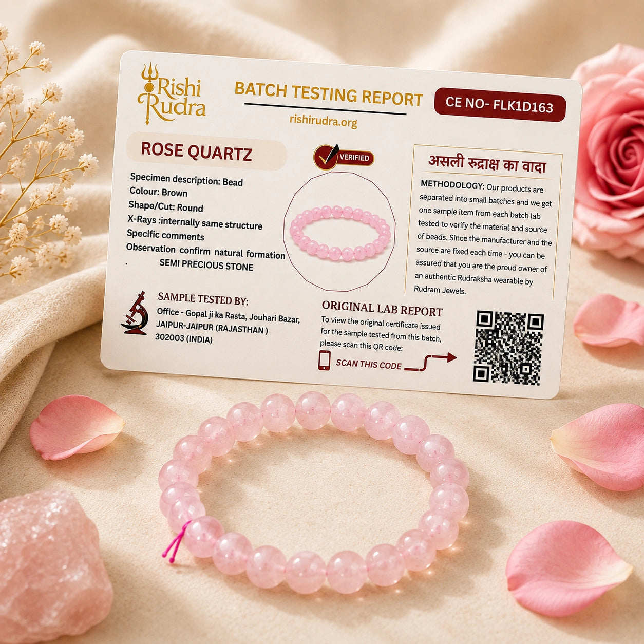 Divine Rose Quartz Bracelet