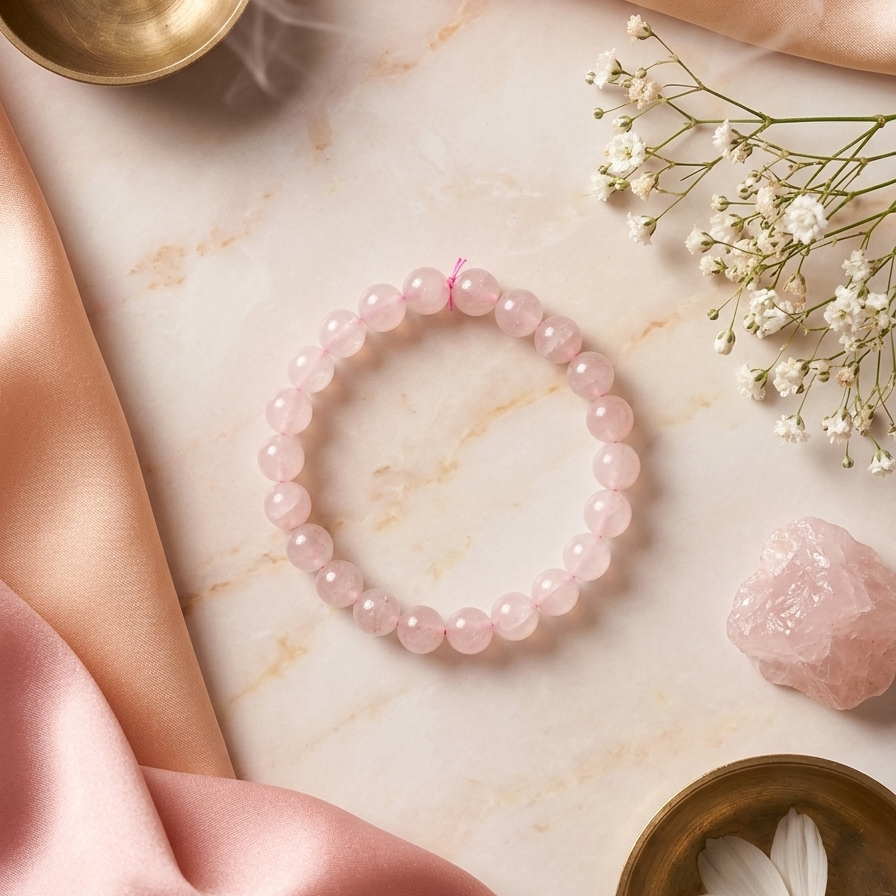 Divine Rose Quartz Bracelet