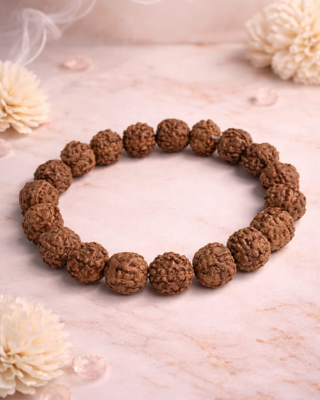 5 Mukhi Rudraksha Bracelet – Original Panchmukhi Spiritual Protection Beads