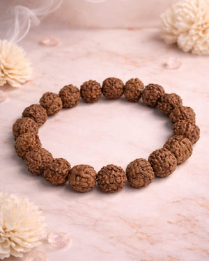 5 Mukhi Rudraksha Bracelet – Original Panchmukhi Spiritual Protection Beads