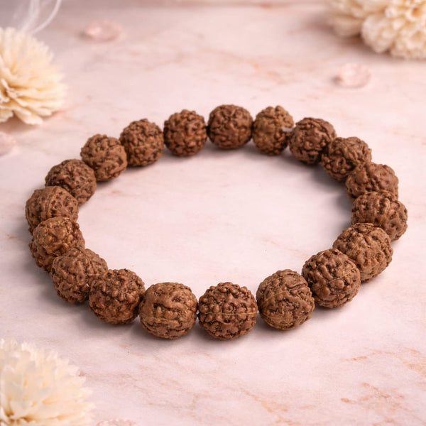 5 Mukhi Rudraksha Bracelet – Original Panchmukhi Spiritual Protection Beads