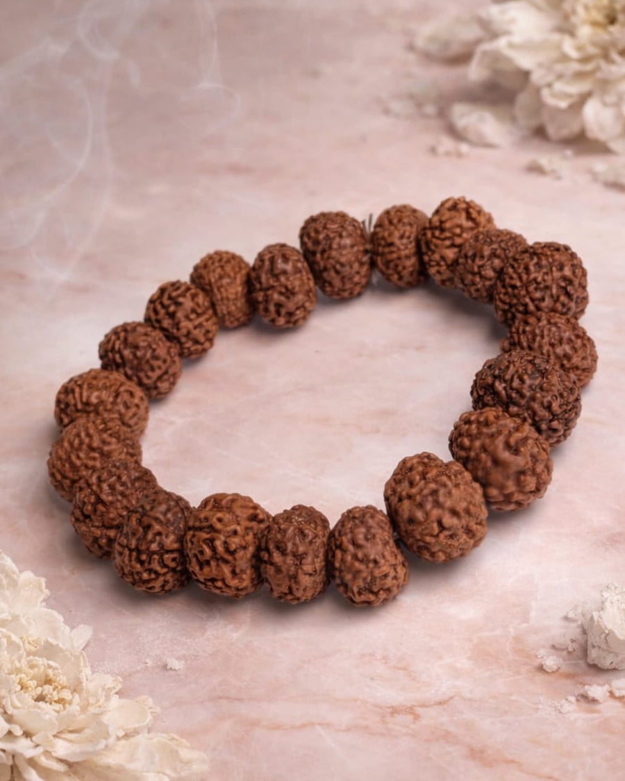 7 Mukhi Rudraksha Bracelet – Original Sapta Mukhi Spiritual Wealth &amp; Protection Beads