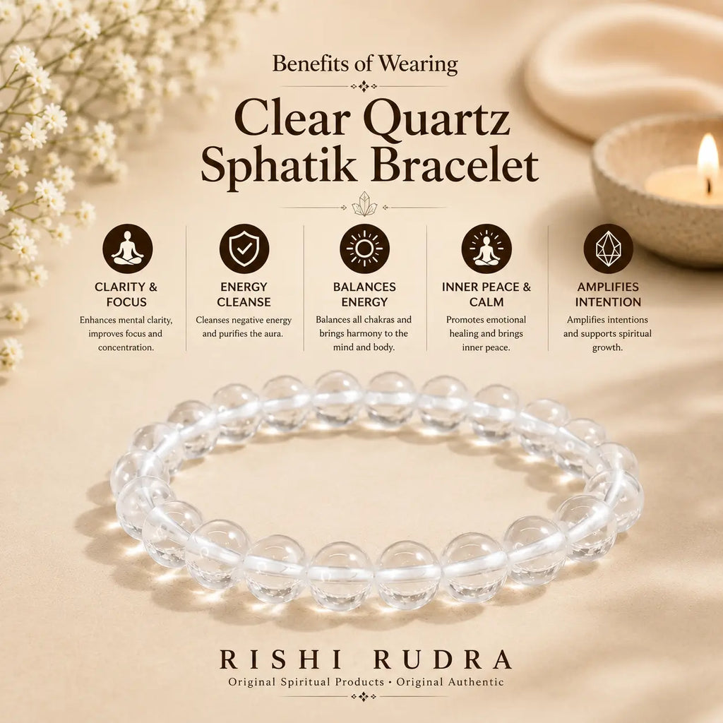 Clear Quartz Sphatik Bracelet