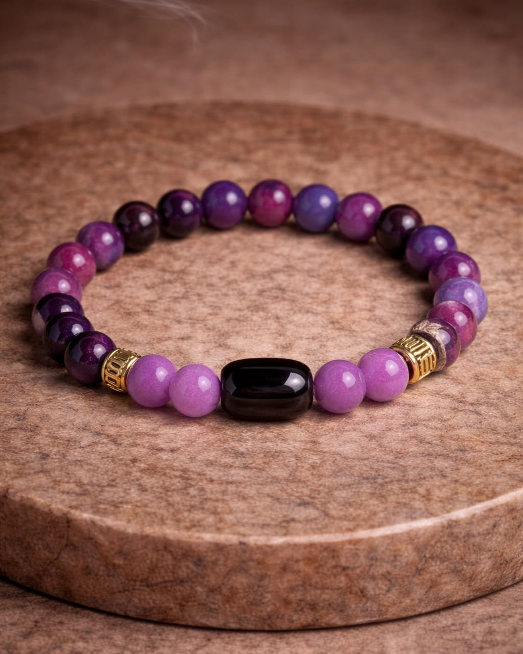 Original Aquarius (khumbh)Rashi Bracelet for Women & Men – Zodiac Crystal Healing Bead Band