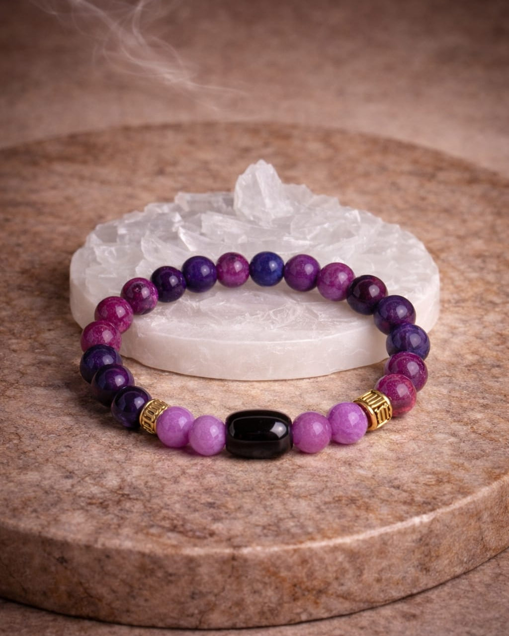 Original Aquarius (khumbh)Rashi Bracelet for Women & Men – Zodiac Crystal Healing Bead Band
