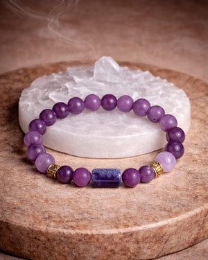 Capricorn Birth Sign Bracelet – Makar Rashi Natural Healing Stone