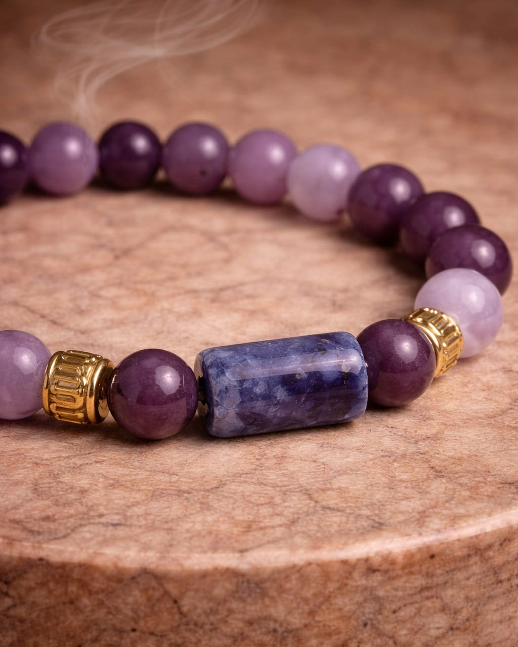 Capricorn Birth Sign Bracelet – Makar Rashi Natural Healing Stone