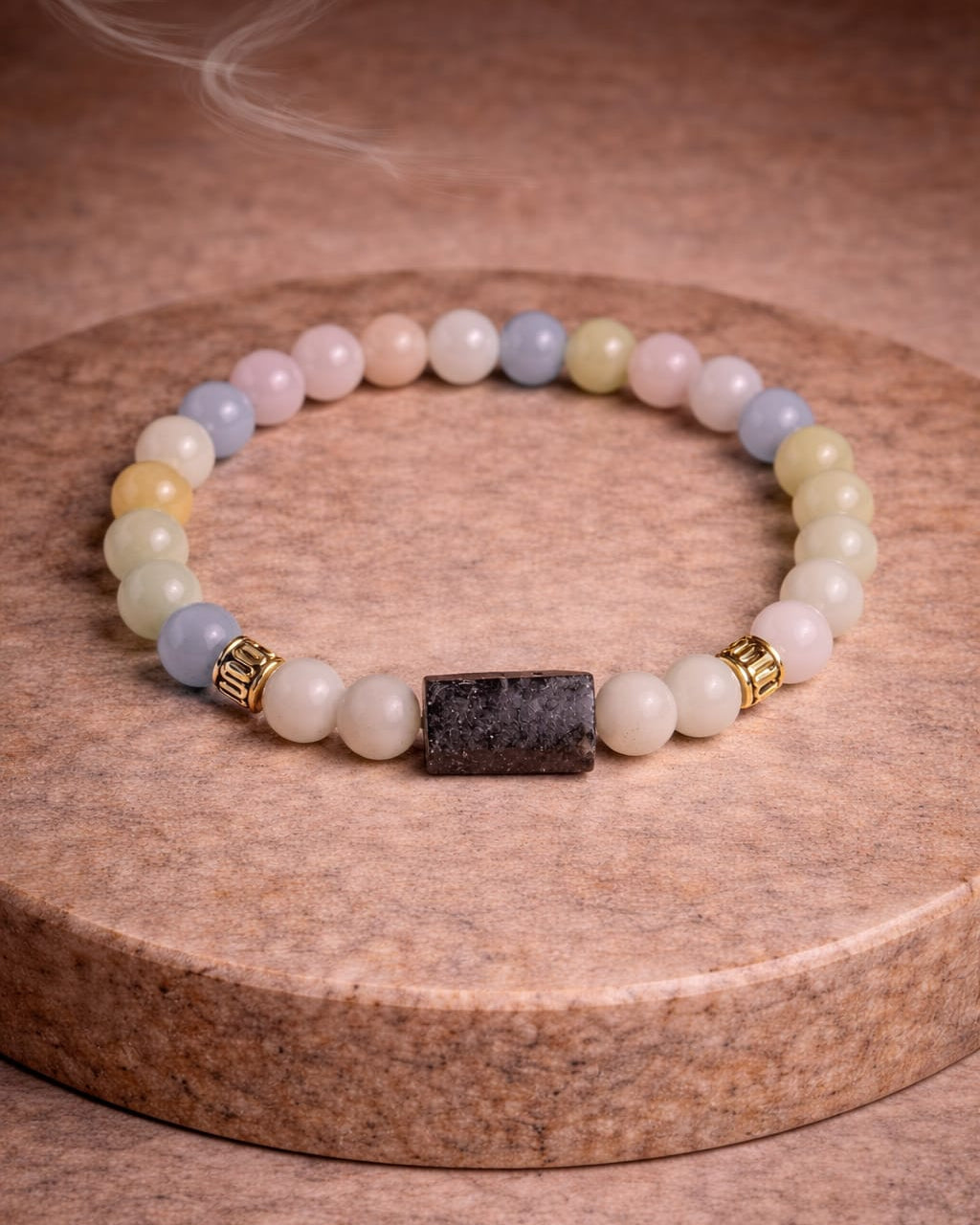 Premium Cancer (Kark) Rashi Bracelet – Zodiac Crystal Bracelet for Protection & Positivity