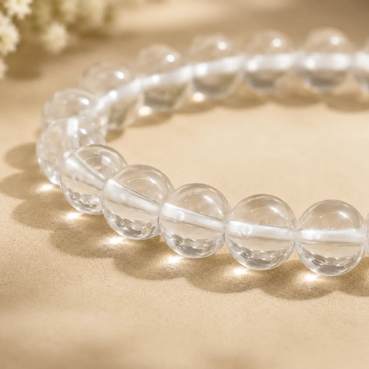 Clear Quartz Sphatik Bracelet