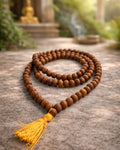 Sacred Chandan 108 Beads Mala (8mm) | Spiritual Sandalwood Necklace