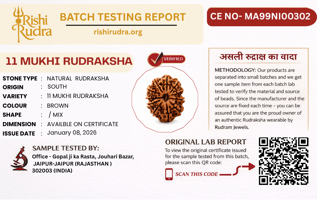 11 Mukhi Rudraksha – Power of Hanuman