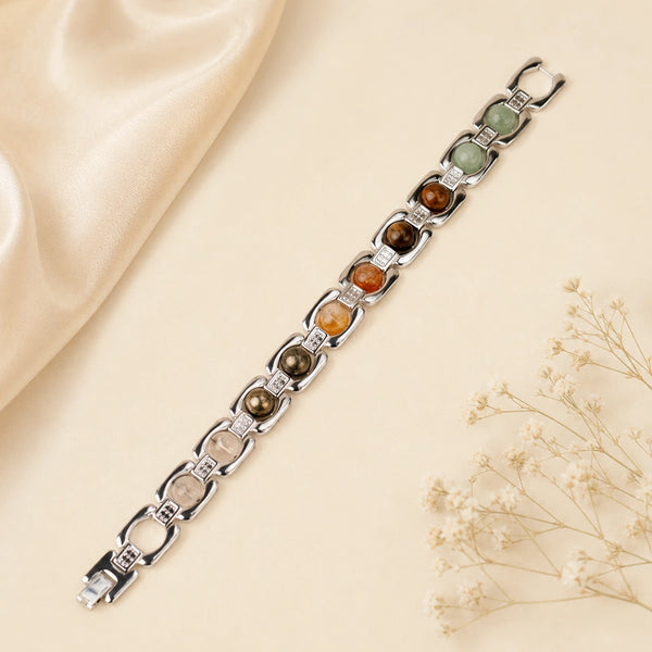 Silver Plated Money Magnet Bracelet