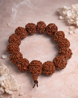 Natural Rudraksha Seed Bracelet