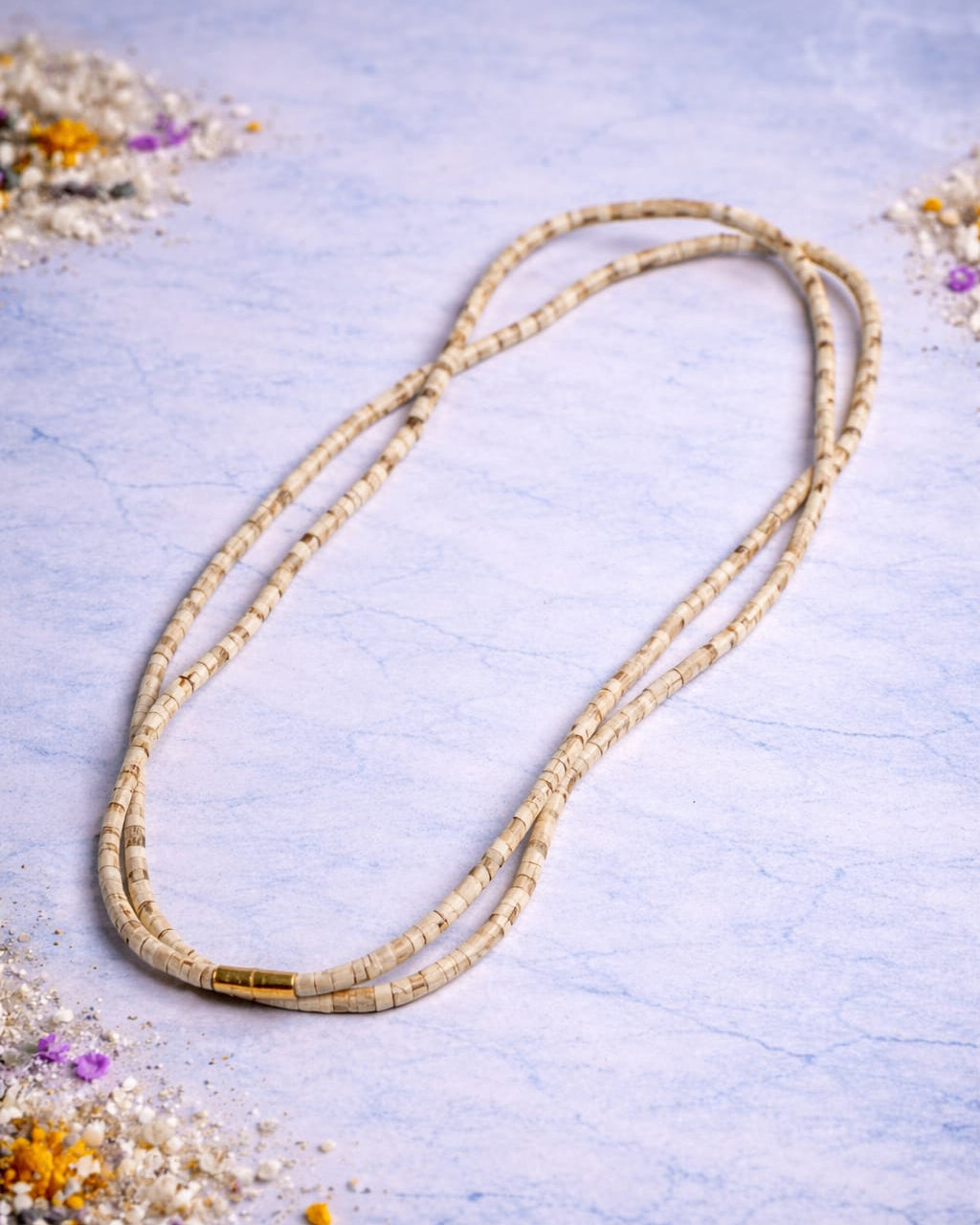 Double Round Tulsi Mala – Natural Holy Basil Kanthi for Daily Wear