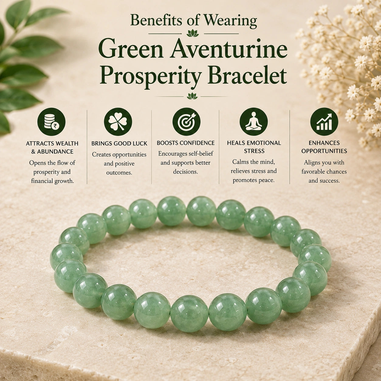 Green Aventurine Prosperity Bracelet