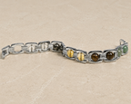 Silver Plated Money Magnet Bracelet