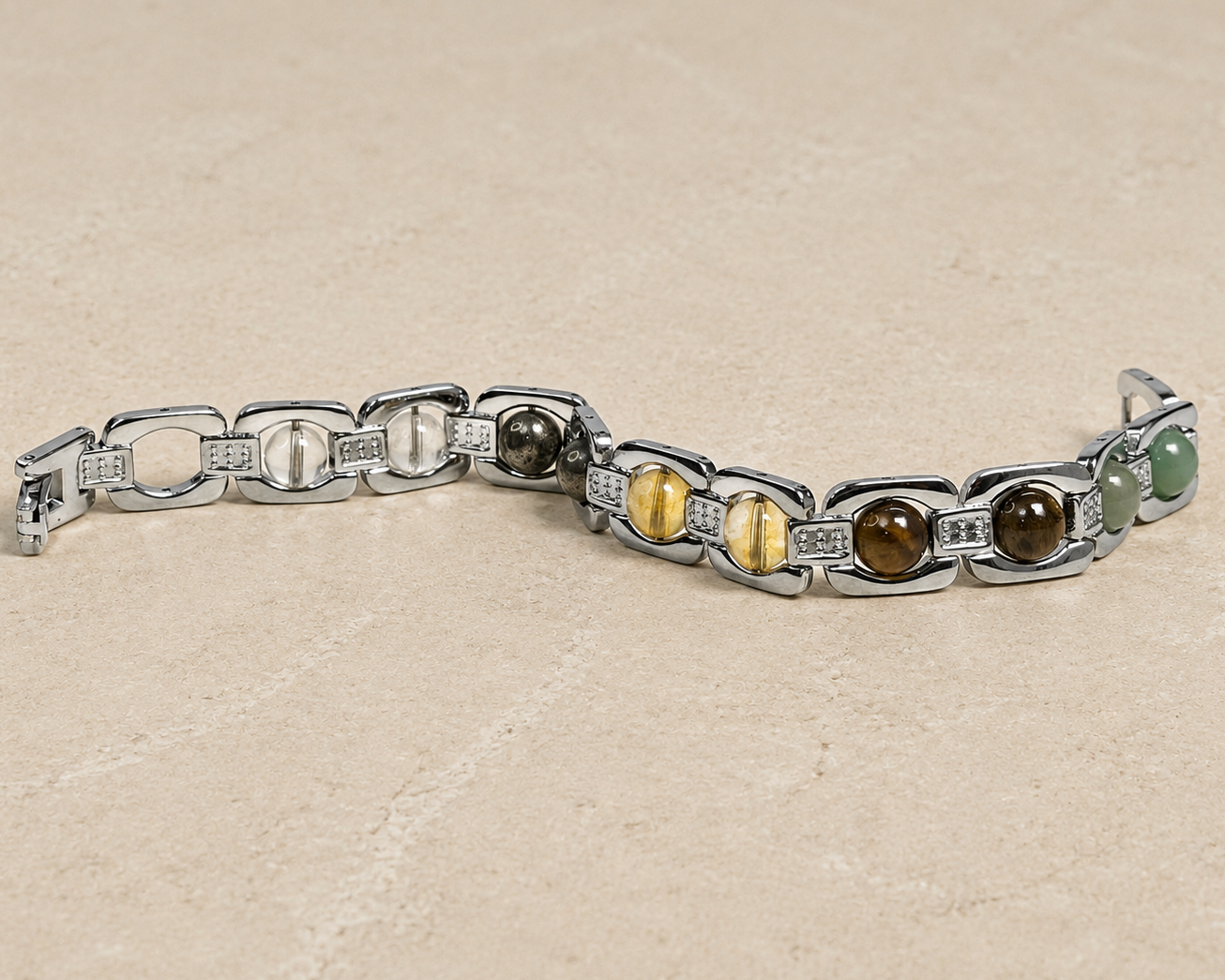 Silver Plated Money Magnet Bracelet