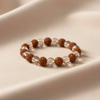 Rudraksha Quartz Harmony Bracelet