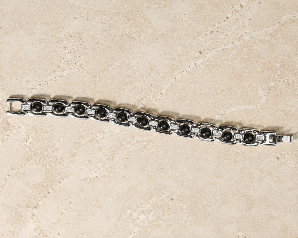 Silver Plated Karungali Bracelet