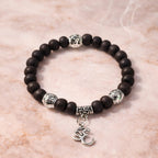 🕉 Karungli Om Charm Beaded Bracelet