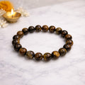 Natural Tiger Eye Bead Bracelet