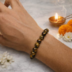 Natural Tiger Eye Bead Bracelet